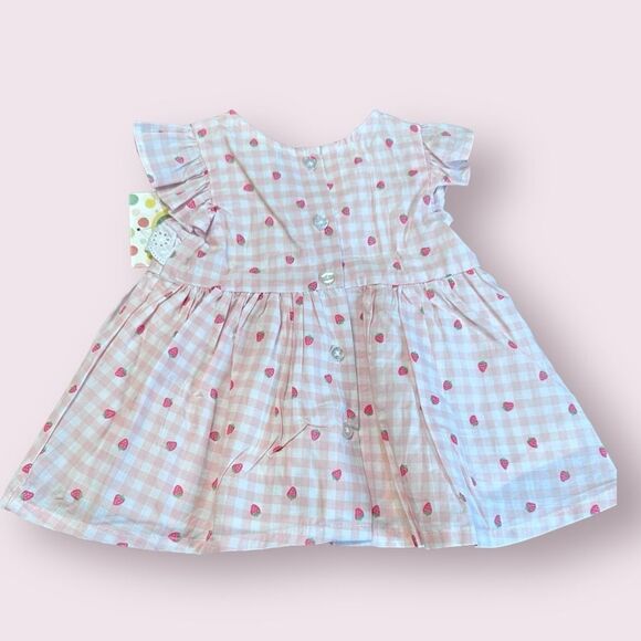 NWT Little Me 3 Piece Dress, Pants & Headband Set (12 Months) - Picture 4 of 9